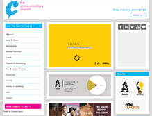 Tablet Screenshot of communicationscouncil.org.au